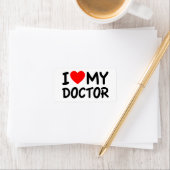 Ich Liebe mein Doktor Adressaufkleber (Insitu)