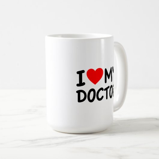 Ich Liebe mein Doktor Kaffeetasse (VorderseiteRechts)