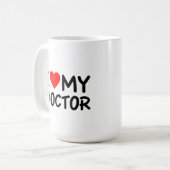 Ich Liebe mein Doktor Kaffeetasse (Vorderseite Links)