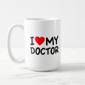 Ich Liebe mein Doktor Kaffeetasse (Links)