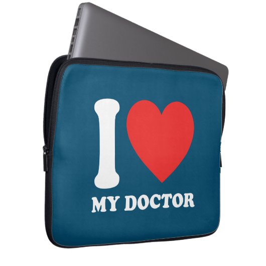 Ich Liebe mein Doktor Laptopschutzhülle (Vorne Rechts)