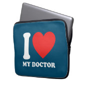 Ich Liebe mein Doktor Laptopschutzhülle (Vorderseite Links)