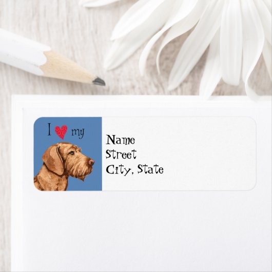 Ich Liebe mein Drahthaar Vizsla (Insitu)