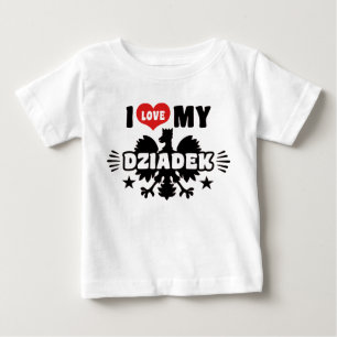 Ich Liebe mein Dziadek Baby T-shirt