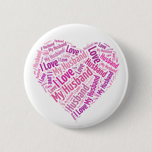 Ich Liebe mein Ehemann Button