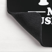 Ich Liebe mein Ehemann, ich höre mein Ehemann Mousepad (Ecke)