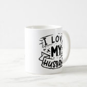 Ich Liebe mein Ehemann Kaffeetasse (VorderseiteRechts)