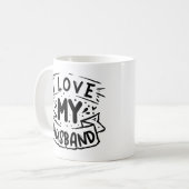 Ich Liebe mein Ehemann Kaffeetasse (Vorderseite Links)