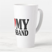 Ich Liebe mein Ehemann - Niedliches Frauengeschenk Milchtasse (Rechte Ecke)