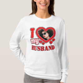 Ich Liebe mein Ehemann Personalisiert T-Shirt