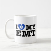 Ich Liebe mein EMT Kaffeetasse (Links)