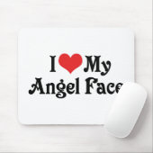 Ich Liebe mein Engel-Gesicht Mousepad (Mit Mouse)