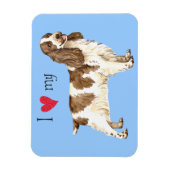 Ich Liebe mein Englisch Cocker Spanisch Magnet (Vertikal)