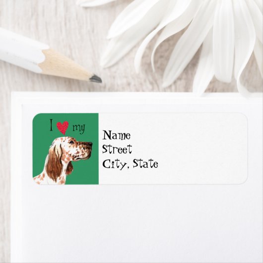 Ich Liebe mein Englisch Setter (Insitu)