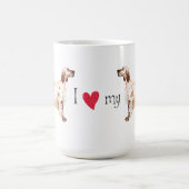 Ich Liebe mein Englisch Setter Kaffeetasse (Mittel)
