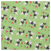 Ich Liebe mein Englisch Springer Spaniel Stoff (Muster)