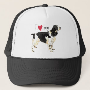 Ich Liebe mein Englisch Springer Spaniel Truckerkappe