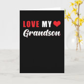 Ich Liebe mein Enkel Karte (Gelbe Blume)