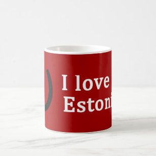 Ich Liebe mein Estnisches Pferd Kaffeetasse