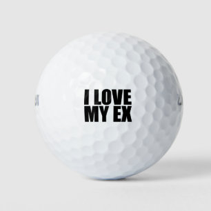 Ich Liebe mein Ex Golfball