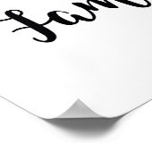 Ich Liebe mein Familienposter Poster (Ecke)