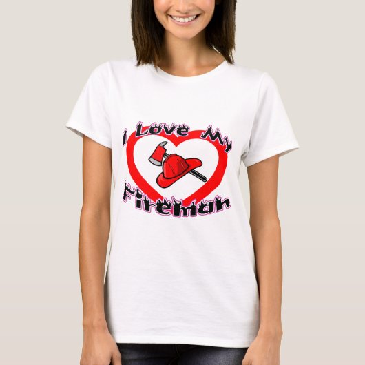 Ich Liebe mein Feuermann T-Shirt (Vorderseite)