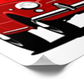 Ich Liebe mein Fiat 600 Poster (Ecke)