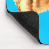 Ich Liebe mein Finnisch Spitz Mousepad (Ecke)