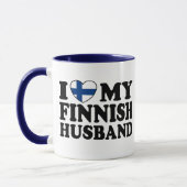 Ich Liebe mein finnisches Ehemann Tasse (Links)