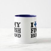 Ich Liebe mein finnisches Ehemann Tasse (Zentrum)