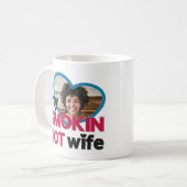 Ich Liebe mein Foto für die rauchheiße Ehefrau Kaffeetasse (Vorderseite Links)