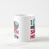 Ich Liebe mein Foto für die rauchheiße Ehefrau Kaffeetasse (Mittel)