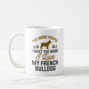 Ich Liebe mein Französischer Bulldog Kaffeetasse
