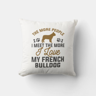 Ich Liebe mein Französischer Bulldog Kissen