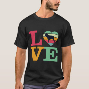 Ich Liebe mein Französischer Bulldoggen-Besitzer T-Shirt