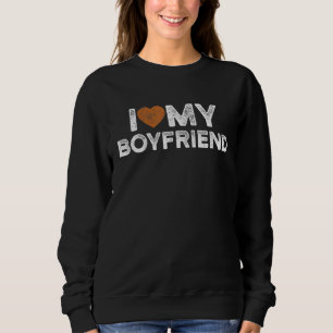 Ich Liebe mein Freund Afrikanischer Schwarzprieste Sweatshirt