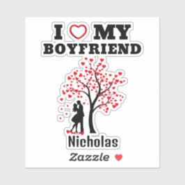 Ich Liebe mein Freund Aufkleber