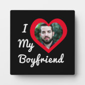 Ich Liebe Mein Freund Bae Personalisiertes Foto Fotoplatte (Vorderseite)