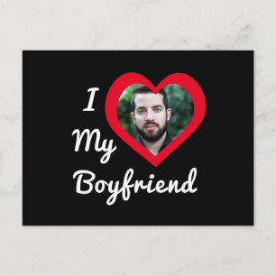 Ich Liebe Mein Freund Bae Personalisiertes Foto Postkarte