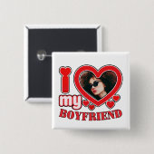 Ich Liebe mein Freund Button (Vorne & Hinten)