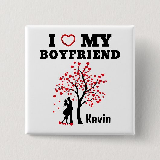 Ich Liebe mein Freund Button (Vorderseite)