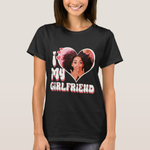 Ich liebe mein Freund Custom Black T-Shirt