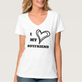 Ich Liebe mein Freund Custom T-Shirt (Vorderseite)