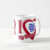 Ich Liebe mein Freund Foto Red Heart Kaffeetasse (VorderseiteRechts)