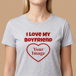 Ich liebe mein Freund Foto T-Shirt