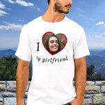 Ich Liebe Mein Freund Freund Freund, benutzerdefin T-Shirt<br><div class="desc">Laden Sie ein Foto hoch und erstellen Sie ganz einfach Ihren personalisierten T - Shirt. Klicken Sie auf BEARBEITEN mit DESIGN-TOOL, um die Textfarbe zu ändern. Sie können dieses Design auf anderen Zazzle-Produkten übertragen und an die meisten Zazzle-Produkte anpassen. Standard Studio Designs werden in hochauflösender Vektorgrafik für einen beruflichen Druck...</div>