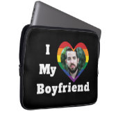 Ich Liebe Mein Freund Gay Pride LGBTQ Benutzerdefi Laptopschutzhülle (Vorne Rechts)