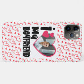 Ich Liebe Mein Freund Personalisiert Foto Case Mat (Rückseite (Horizontal))