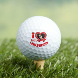 Ich Liebe Mein Freund Personalisiert Foto Text Golfball
