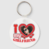 Ich Liebe Mein Freund Personalisiert Foto Text Schlüsselanhänger (Rückseite)